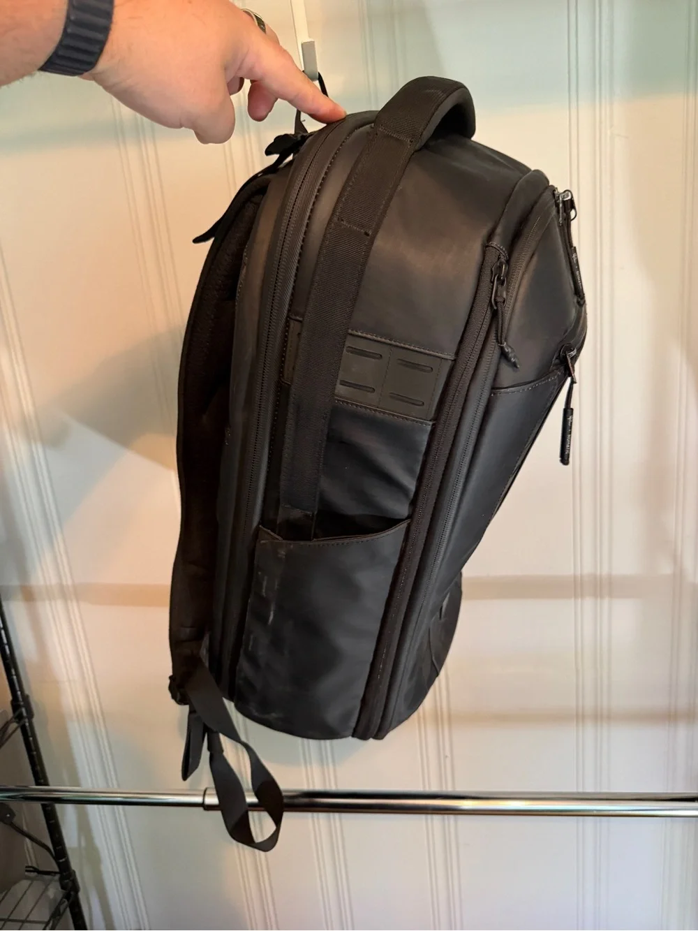 Black Camera Backpack with Padded Laptop Compartment - Nomatic x Peter McKinnon